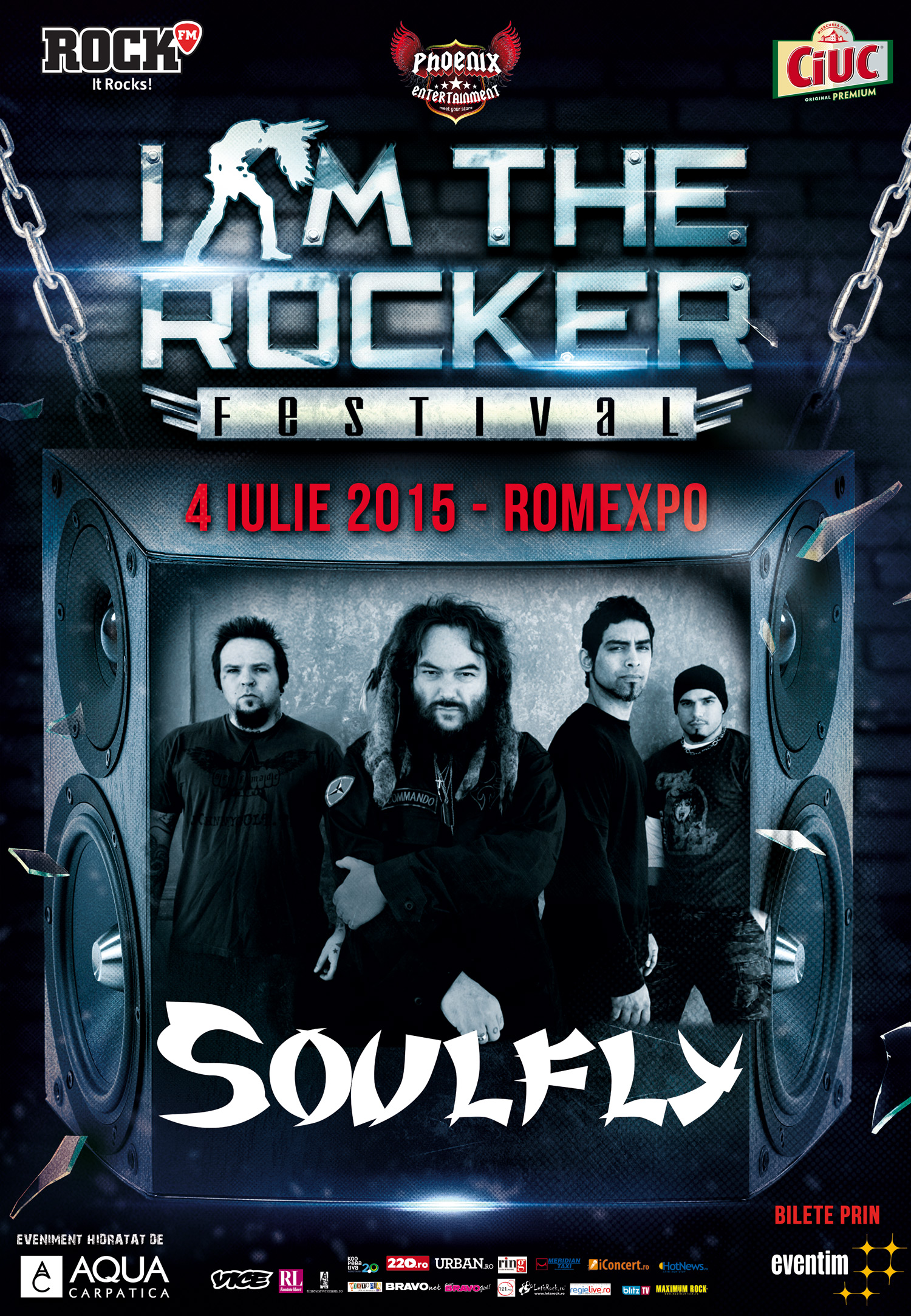 Soulfly va concerta la festivalul I Am The Rocker